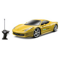 1/24 Scale 7" Remote Control Car Ferrari 458 Italia- Full Color Logo
